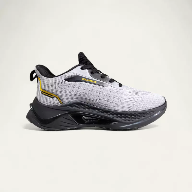 Columbus Fast Grey Black - Men Sports Shoes