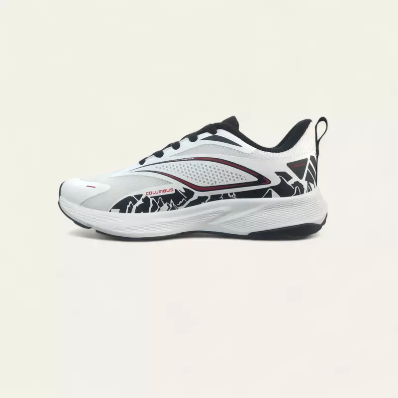 Columbus Iron White/Black - Men's Sports Shoes