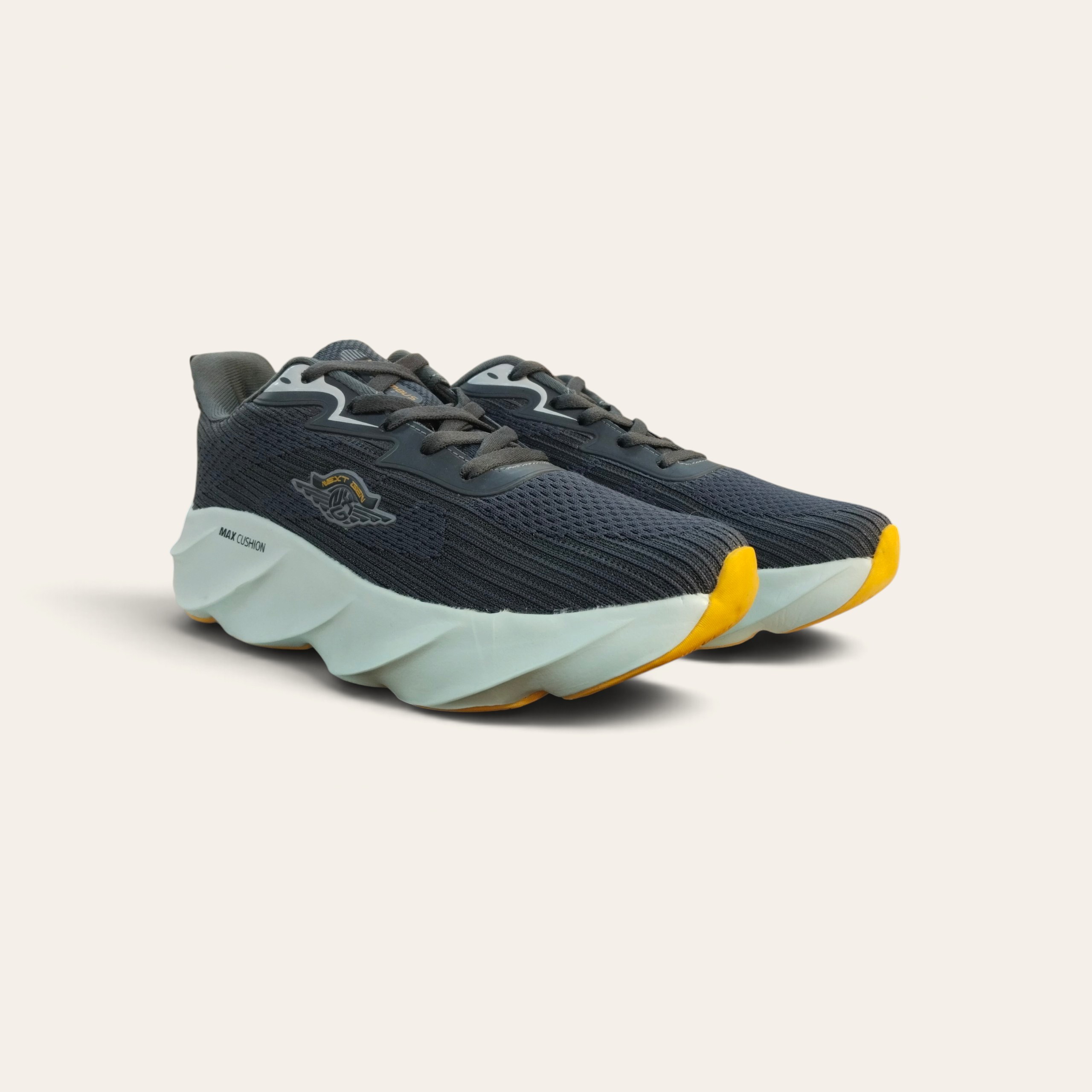 Columbus Milan Grey/Mustard- Men's Sports Shoes
