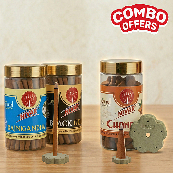 Dhoop Sticks Combo – 2nos  + Dhoop cone + Multipurpose stand – 1nos