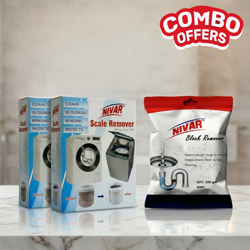 Drum cleaner – 2nos  + Block remover – 1nos