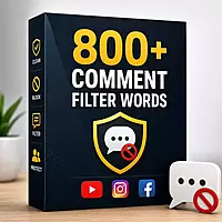 800+ Comment Filter Words for YouTube, Instagram & Facebook Creators