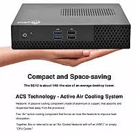 Intel i5-120U Mini PC – 14th Gen 10-Core Processor, Dual 4K Display, HDMI, USB 4.0 & Wi-Fi 5 | SmartDeskPC