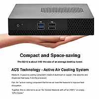 Intel i3-1215U Mini PC – 12th Gen Processor, Dual Display Support, HDMI, USB 3.2 & Wi-Fi | SmartDeskPC