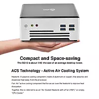 Intel i7-8850H Mini PC – 8th Gen 6-Core Processor, Dual 4K Display, HDMI, USB 3.2 & Wi-Fi | SmartDeskPC