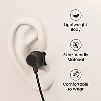 Portronics Conch Beat C – Type-C Wired Earphones | Sleek Black Design, High-Quality Sound & Hands-Free Mic