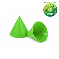 Cone Pot | 4.5 Inch Plastic Planter | Indoor & Balcony Planter