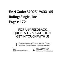 Classmate | Notebooks | Page: 172 | Size: 240 X 180 | Ruling: 3 In 1 (Double Lines/four Lines
With Gap/square - 1 cm) | Binding: Center Stapled | Pack of 12| Item Code: 2001036