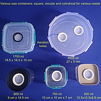 800 ml Cylindrical Insect Rearing Container with Aeration Hole