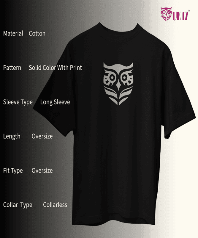 FOCUS Oversized black tshirt