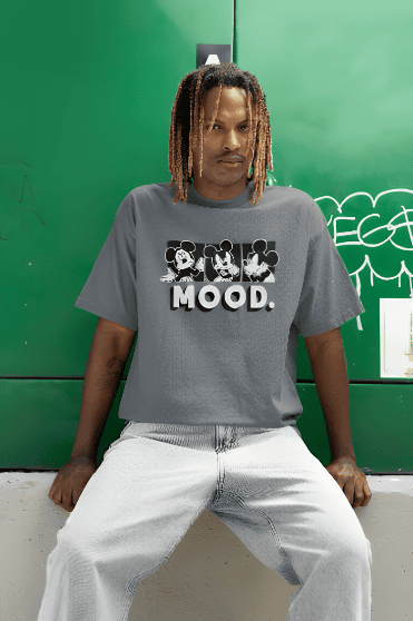 Oversized T-shirt featuring mickey mood