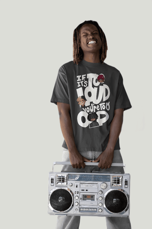 Grey oversized t-shirt