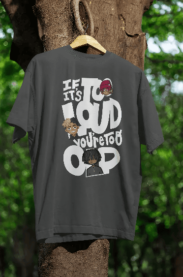 Grey oversized t-shirt