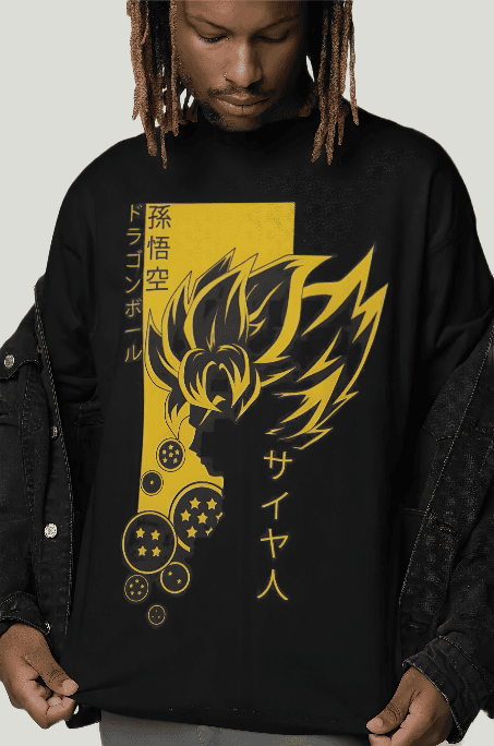 Anime Printed oversized t-shirt