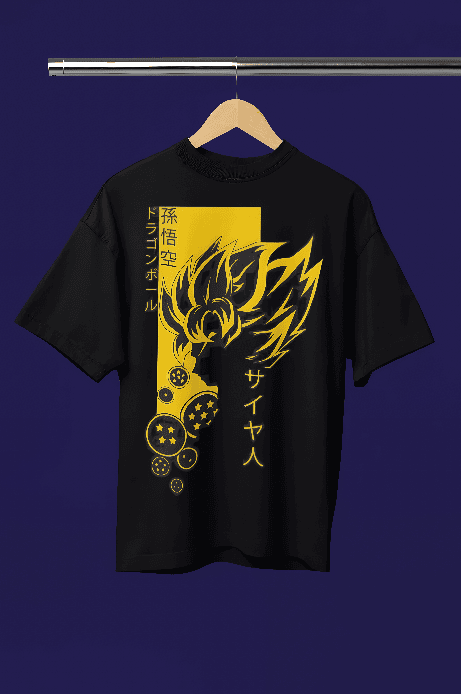 Anime Printed oversized t-shirt