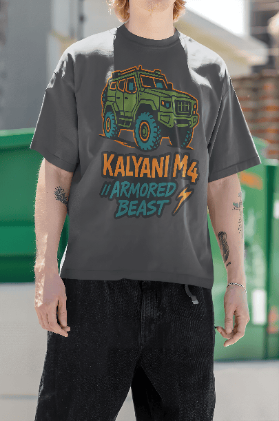 Printed Kalyani M4 Oversized T-shirt