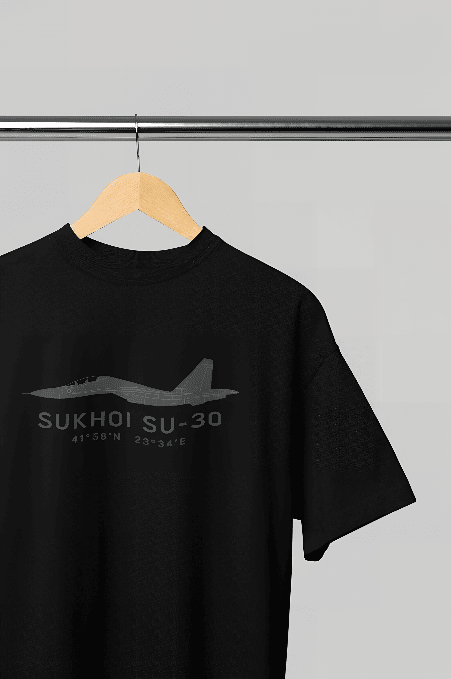 Sukhoi SU 30 Oversized printed T-shirt