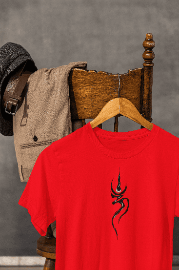 The cosmic OM red oversized tshirt