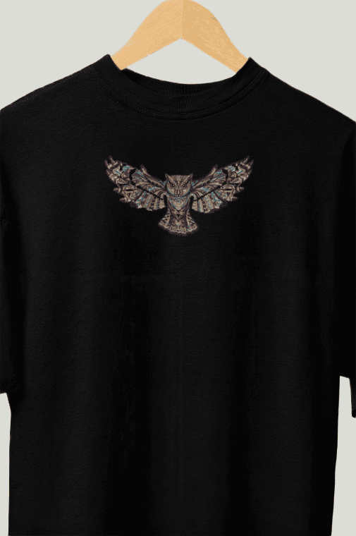 Dream Big Black Oversized Tshirt