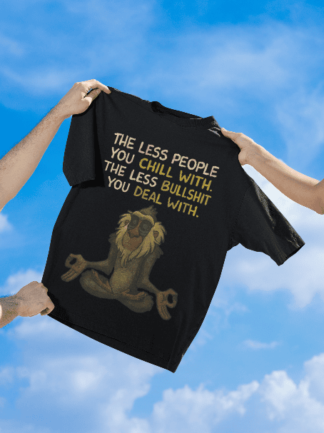 Mantra of Life black oversized tshirt