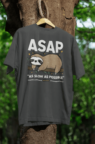 Be Lazy oversized t-shirt