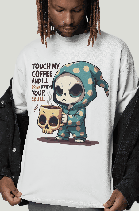 Scary oversized t-shirt