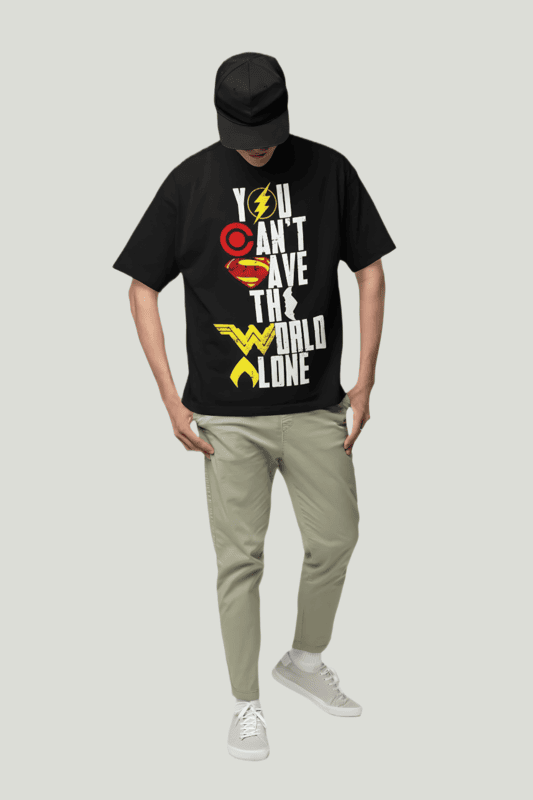 Superman Black oversized t-shirt