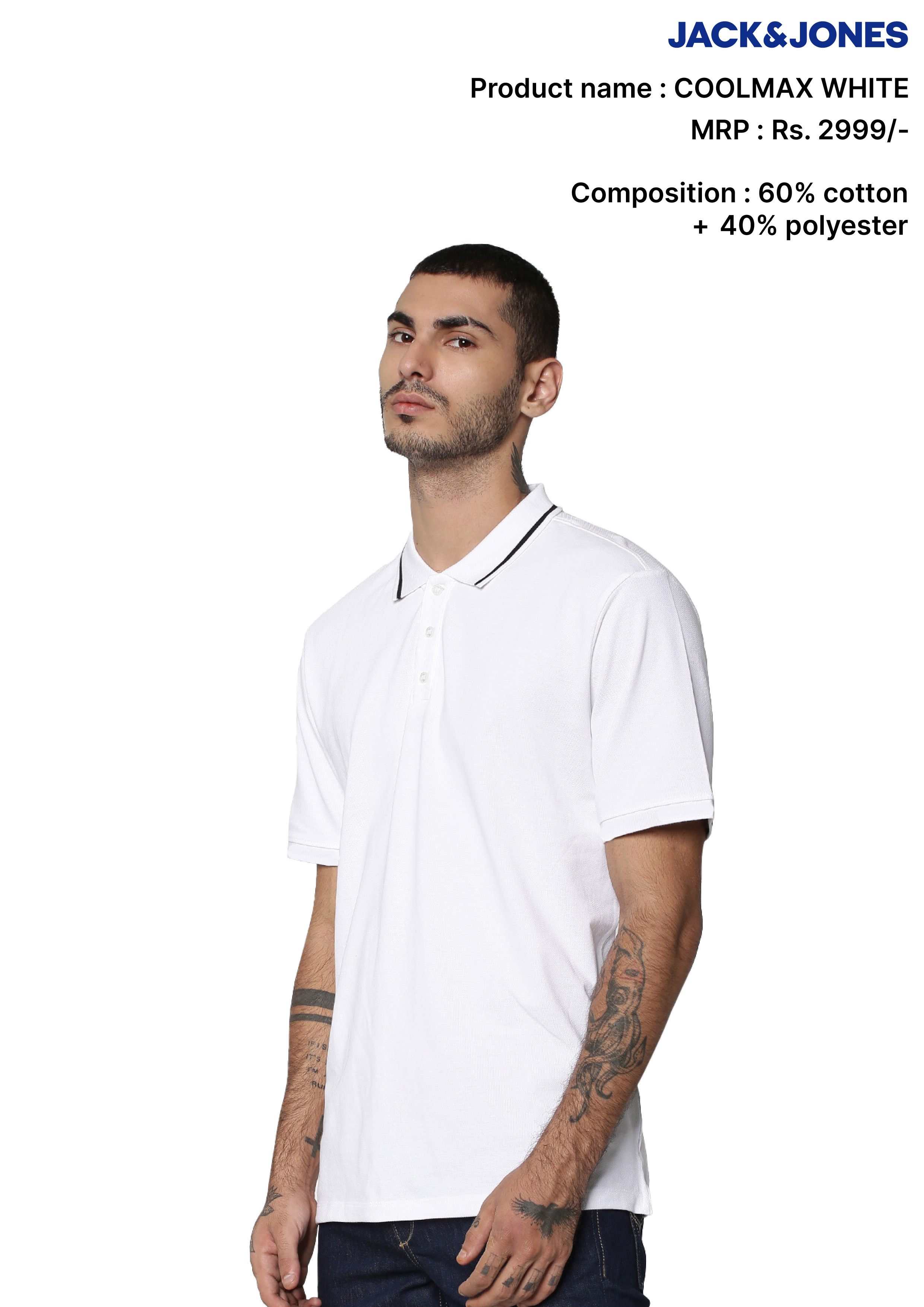 Jack & Jones Coolmax Polo T- Shirt Multicolor