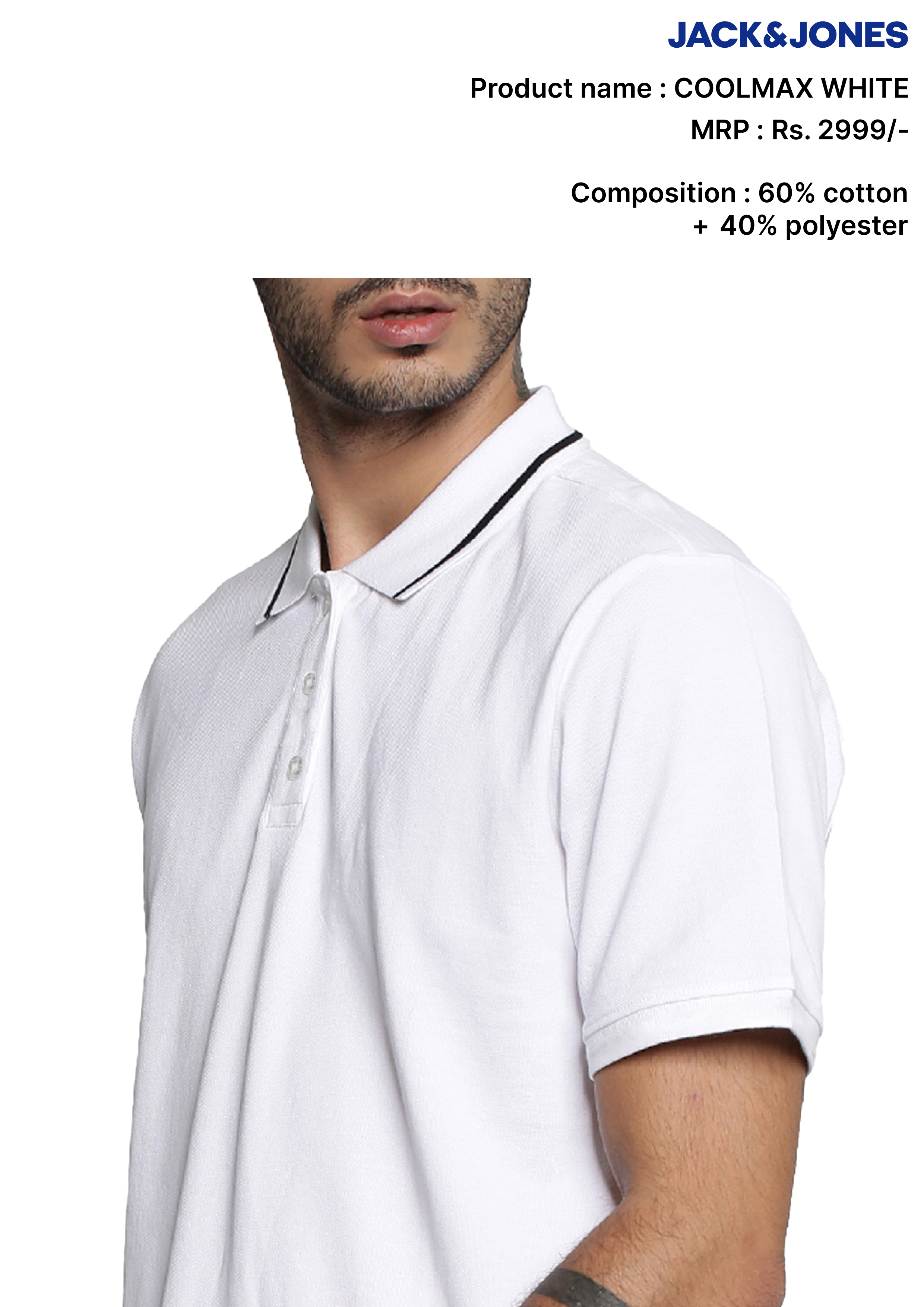 Jack & Jones Coolmax Polo T- Shirt Multicolor