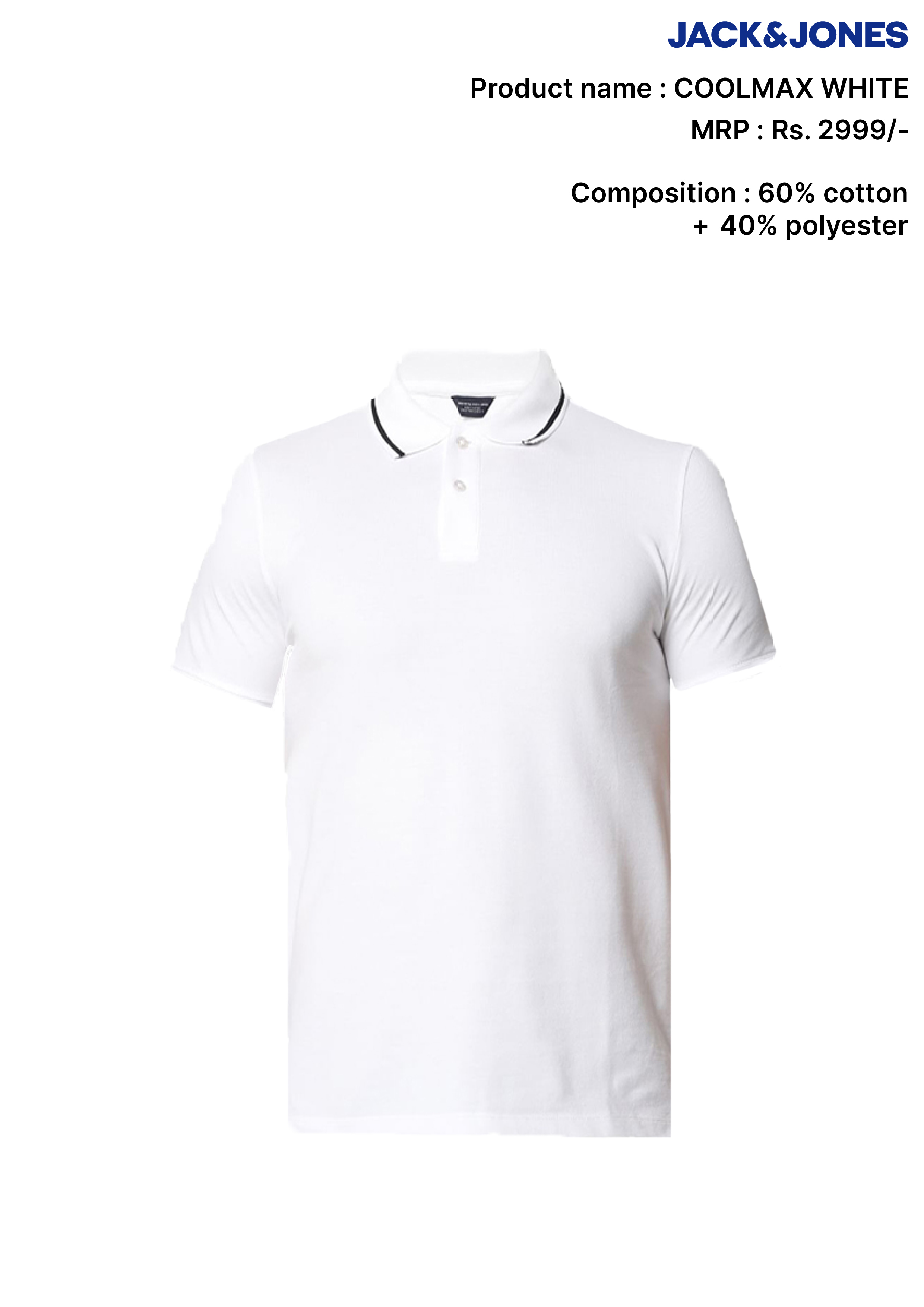 Jack & Jones Coolmax Polo T- Shirt Multicolor