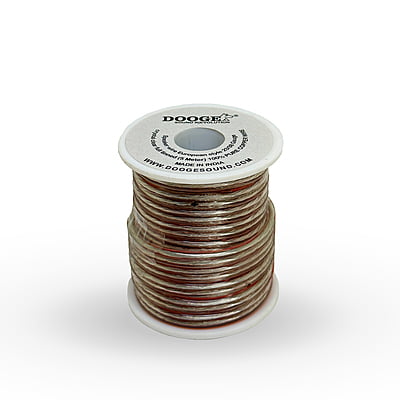 Speaker wire European style 23/38 crystal clear full tinned(5 meter) Speaker wire European style 23/38 crystal clear full tinned(5 meter)