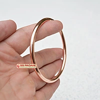 5mm Pure Solid Copper Kada for Men Women