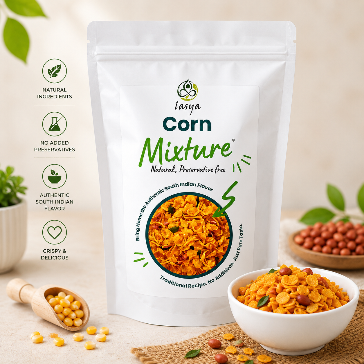Corn Mixture – Crispy & Spicy Ready-to-Eat Snack