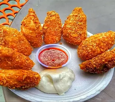 Frzn Corn Cheese Kurkure Momos AF3 20pcs