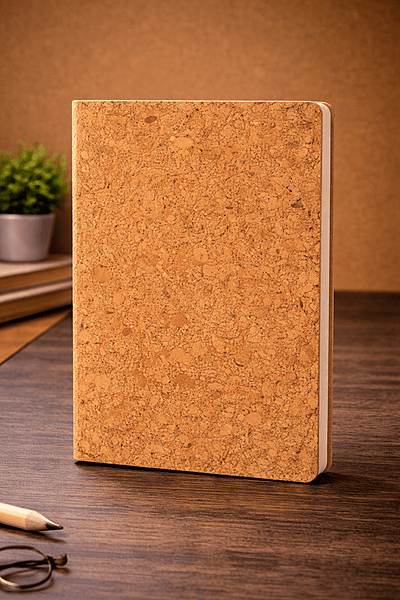 Eco-Friendly Cork Diary (Soft Bind) – Unbleached Paper