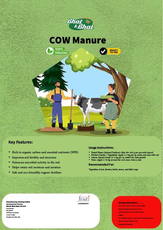 Cow manure- 10Kgs