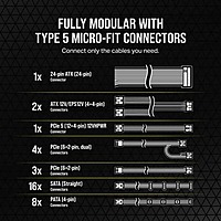 Corsair RM1000x Shift 1000W Gold ATX 3.1 Fully Modular PSU – 80 Plus Gold