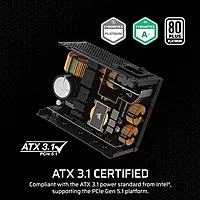 Corsair SF850 Platinum 850W ATX 3.1 Fully Modular SFX Power Supply – 80 Plus Platinum