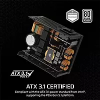 Corsair SF1000 1000W Platinum ATX 3.1 Fully Modular SFX PSU – 80 Plus Platinum