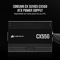 Corsair CX550 550W SMPS – 80 Plus Bronze | 2 PCIe Connectors | 5 Years Warranty
