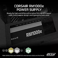 Corsair RM1000e ATX 3.1 1000W PSU – 80 Plus Gold  Fully Modular