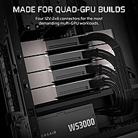 Corsair WS3000 3000W Platinum ATX 3.1 Fully Modular Workstation PSU – 80 Plus Platinum