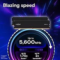 Crucial Pro 16GB 5600MHz DDR5 RAM – CL46 | Intel XMP & AMD EXPO Support