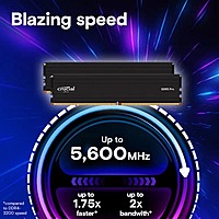 Crucial Pro 16GB 5600MHz DDR5 RAM – CL46 | Intel XMP & AMD EXPO Support