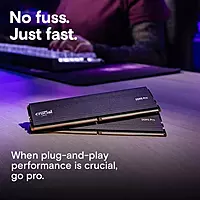 Crucial Pro 16GB 6000MHz DDR5 RAM – CL48 | Intel XMP & AMD EXPO Support