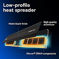 Crucial Pro 16GB 6000MHz DDR5 RAM – CL48 | Intel XMP & AMD EXPO Support