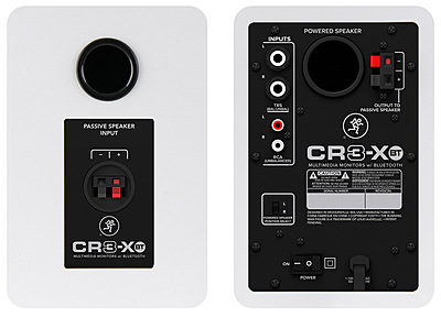 Mackie CR3-XBTLTD-WHT Limited Edition 3" Powered Monitors with Bluetooth