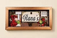 Rectangular Nameplate for entrance door – a highly personalised & useful gift!