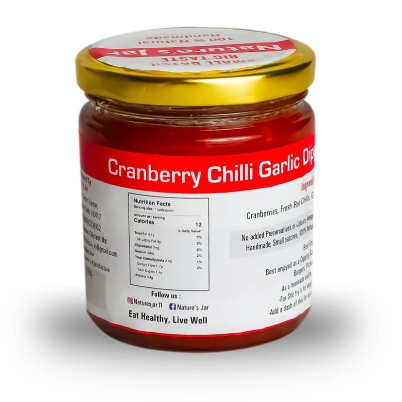 Cranberry Chilli Garlic Dipping Sauce