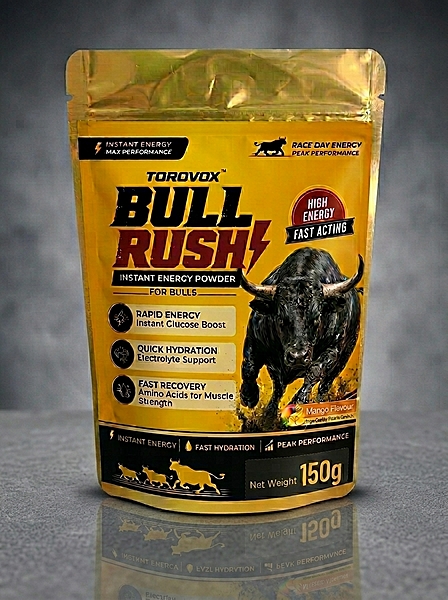 TOROVOX BULL RUSH INSTANT ENERGY POWDER FOR BULLS -150 GRMS